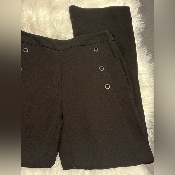 SAILOR Loose Fit Trousers by DKNY sz 2 Black #CasualWear #Party #sophisticated - Picture 8 of 8